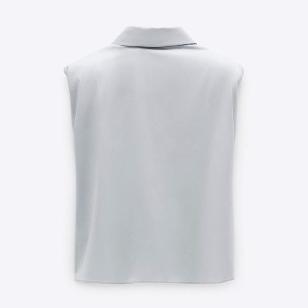Zara Limited Edition Padded Shoulder Shirt - Picture 3 of 11